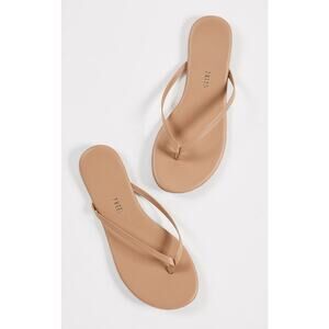 Tkees  Foundations Matte Leather Flip Flops Classic Minimalist Beach Vacation 7